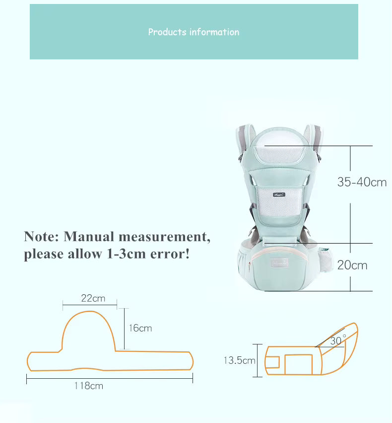 CalmCarry 3 in 1 Hip Seat Carrier
