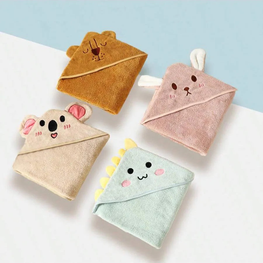 Cozy Wrap Hooded Bath Blanket